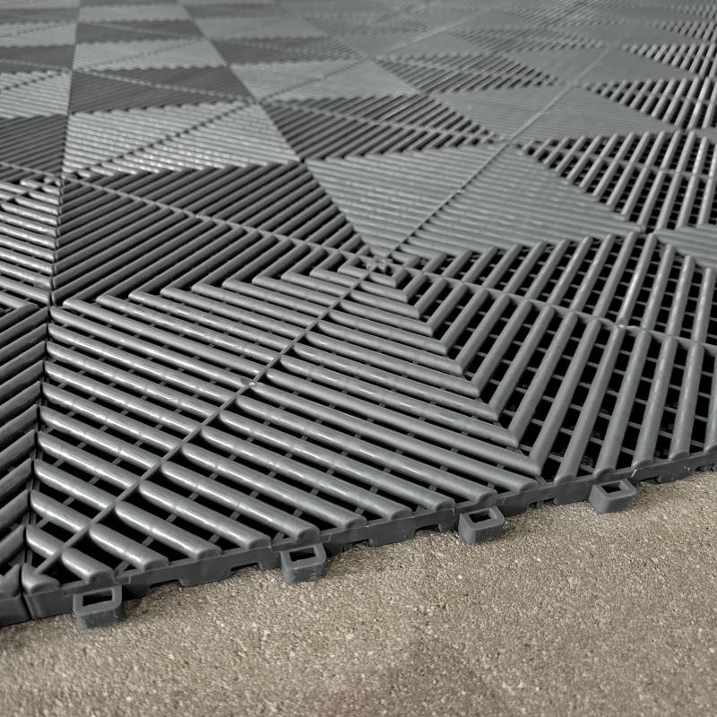 Tenzo-R Performance Bodenfliesen Garagenboden Floor Grau 34 Stück = 5,44m² von RAMROXX