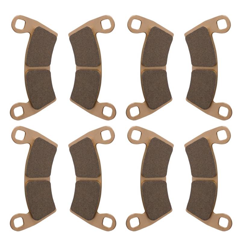 4 Sets Bremsbeläge für vorne und hinten, Sintermetall, robust, kompatibel mit RZR XP 1000 EPS 2014–2020 von RANSOTO