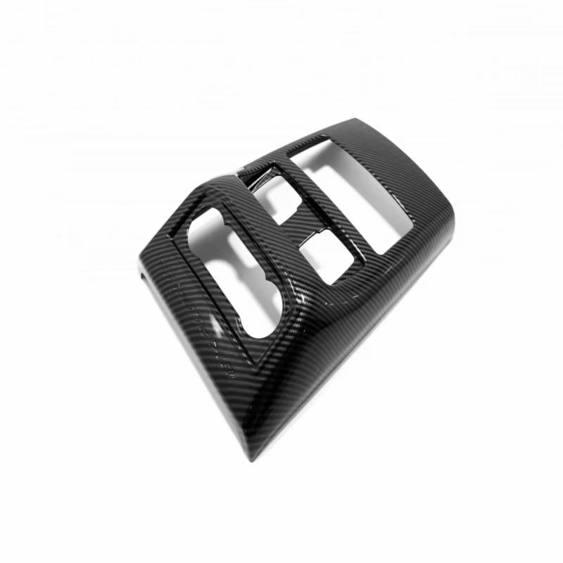 Auto Air Conditioning Outlet Cover Kompatibel Mit Ford Für Explorer U625 2019 2020 2021 Auto-Styling-Karosserieabdeckung Aufkleber Zierrahmen Hinten Zurück Klimaanlage Auslass Entlüftungsteil(Black) von RAQXOLPB