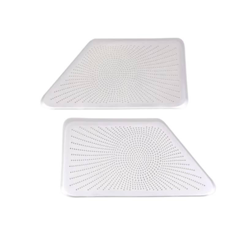 Auto Air Conditioning Outlet Cover Kompatibel Mit Für 5 Series F10 525Li 530Li 2011 2012 2013 2014 2015 2016 2017 Auto Für Sitz Unter Klimaanlage Lüftungsschlitz-Abdeckungs-Ordnungsaufkleber(Silver) von RAQXOLPB
