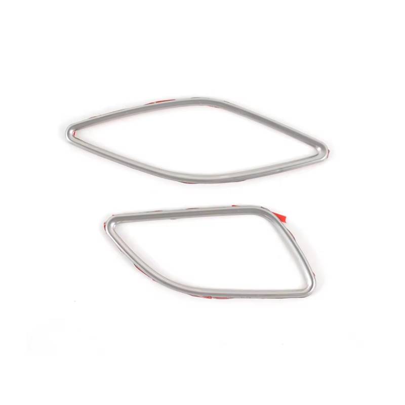 RAQXOLPB Auto Air Conditioning Outlet Cover Kompatibel Mit A6 C7 2012 2013 2014 2015 2016 2017 2018. Auto-Armaturenbrett, Klimaanlage, Auslassrahmen, Dekorationsabdeckung(Silver) von RAQXOLPB