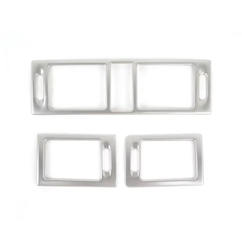 RAQXOLPB Auto Air Conditioning Outlet Cover Kompatibel Mit Benz Für C Class W204 2007 2008 2009 2010, Auto-Mittelkonsole, Klimaanlage, Entlüftungsauslass, Rahmenabdeckung(3 Pieces) von RAQXOLPB