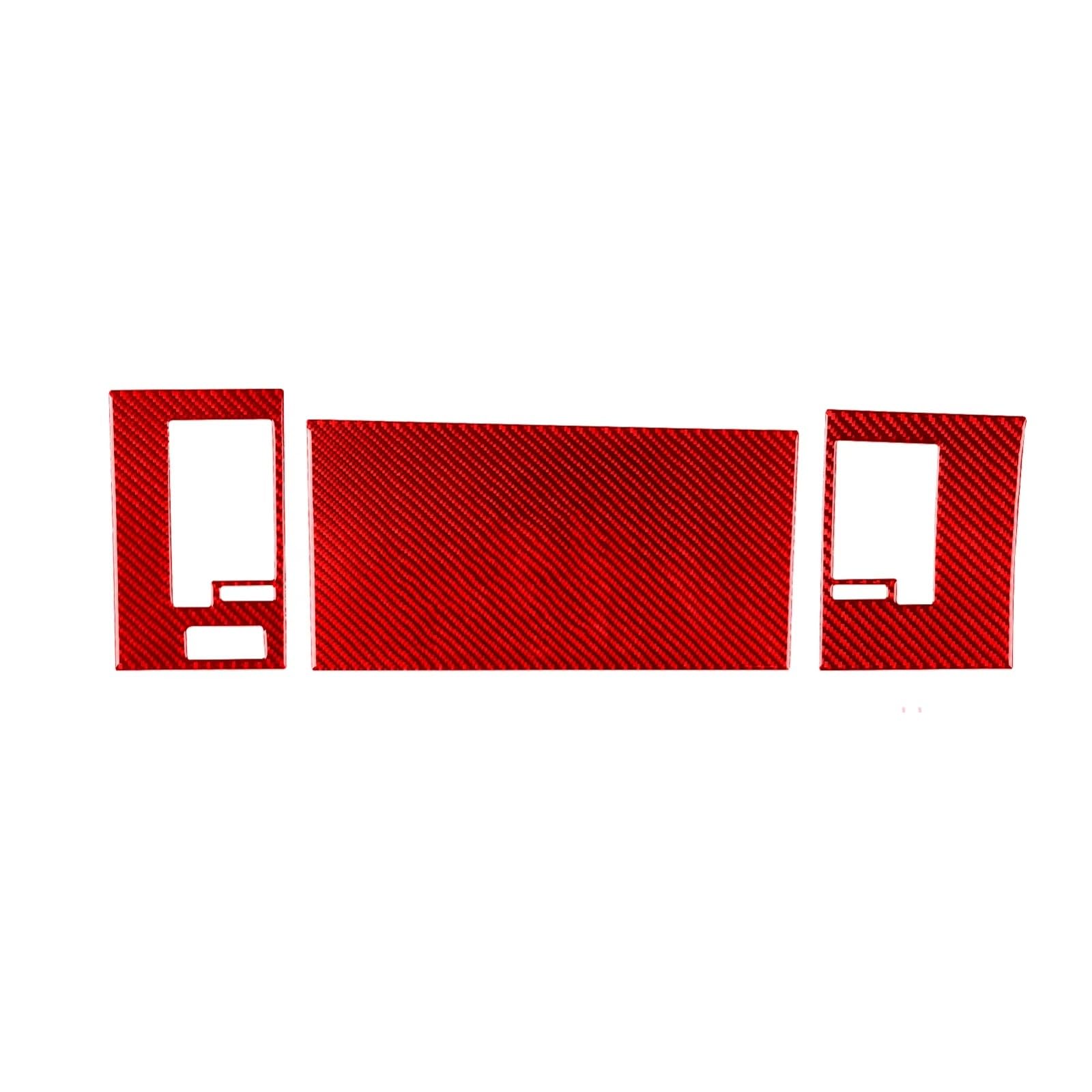RAQXOLPB Auto Air Conditioning Outlet Cover Kompatibel Mit Dodge Für Durango 2004 2005 2006 2007. Auto-Innenraum-Copilot-Armaturenbrett-Luftauslass-Trim-Aufkleber(A Red) von RAQXOLPB