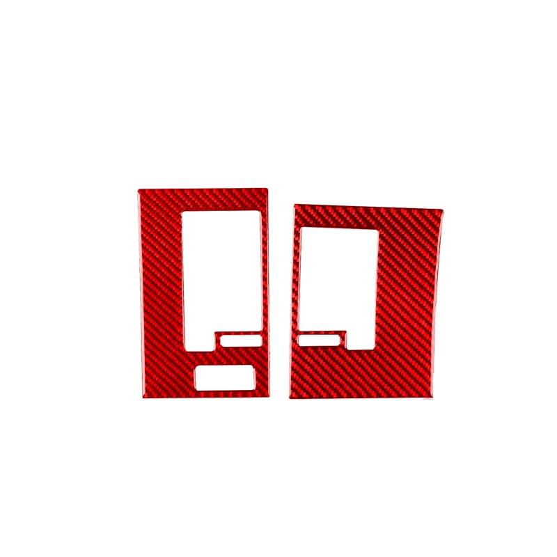 RAQXOLPB Auto Air Conditioning Outlet Cover Kompatibel Mit Dodge Für Durango 2004 2005 2006 2007. Auto-Innenraum-Copilot-Armaturenbrett-Luftauslass-Trim-Aufkleber(C Red) von RAQXOLPB