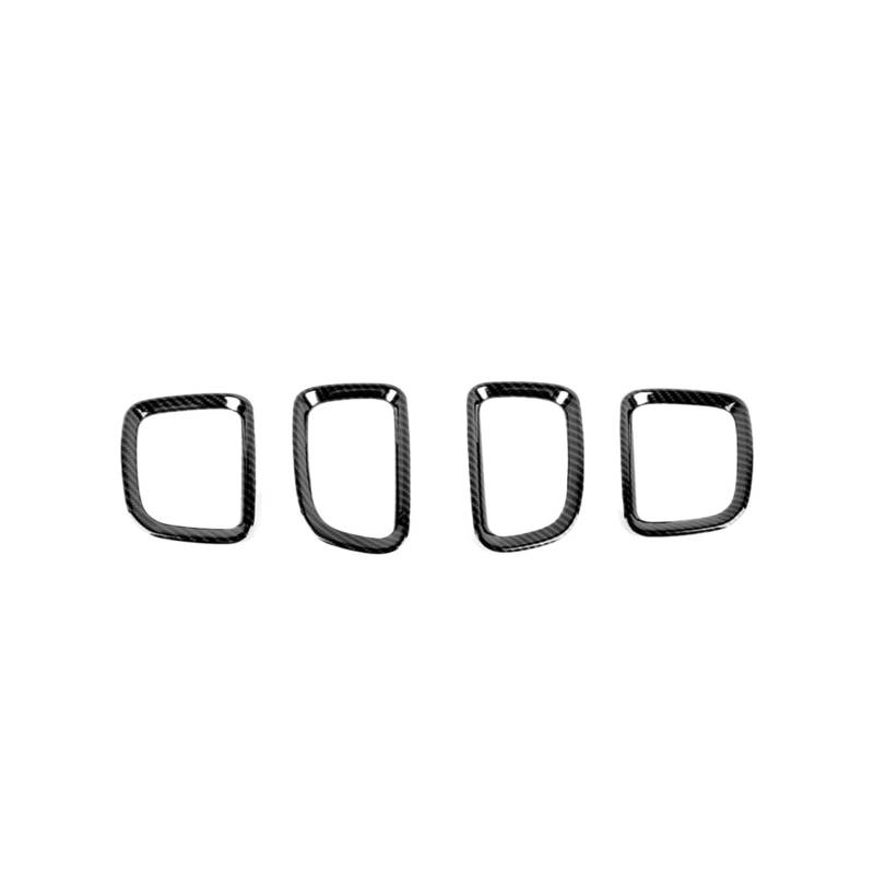 RAQXOLPB Auto Air Conditioning Outlet Cover Kompatibel Mit Dodge Für Durango 2011 2012 2013 2014 2015 2016 2017 2018 2019 2020 Auto-Armaturenbrett-Entlüftungsauslass-Trim-Abdeckung von RAQXOLPB