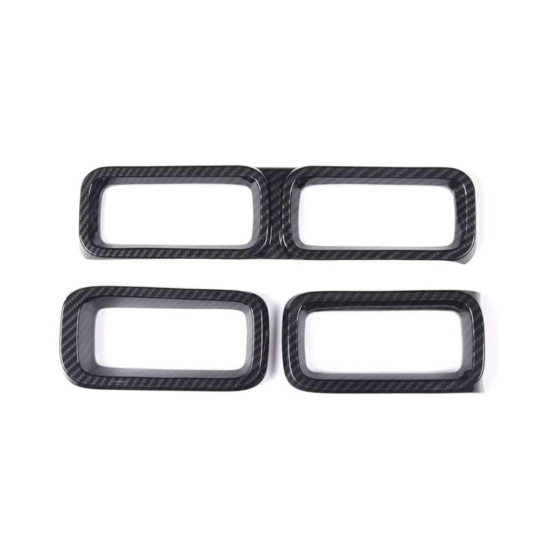RAQXOLPB Auto Air Conditioning Outlet Cover Kompatibel Mit Ford Für Maverick 2022 2023 Autozubehör Air Vent Outlet Frame Cover Trim Aufkleber von RAQXOLPB