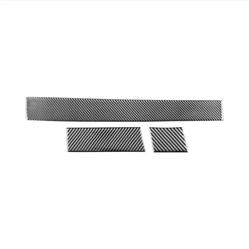 RAQXOLPB Auto Air Conditioning Outlet Cover Kompatibel Mit Für 5 Series E60 2004 2005 2006 2007 2008 2009 2010 Auto-Armaturenbrett-Panel-Dekoration, Verkleidungsaufkleber(Black) von RAQXOLPB