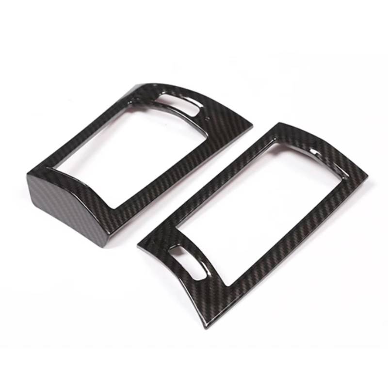 RAQXOLPB Auto Air Conditioning Outlet Cover Kompatibel Mit Für X3 F25 2011 2012 2013 2014 2015 2016 2017 Auto-Armaturenbrett-Seiten-Klimaanlagen-Entlüftungsauslass-Rahmenabdeckungs-Ordnungsaufkleber von RAQXOLPB