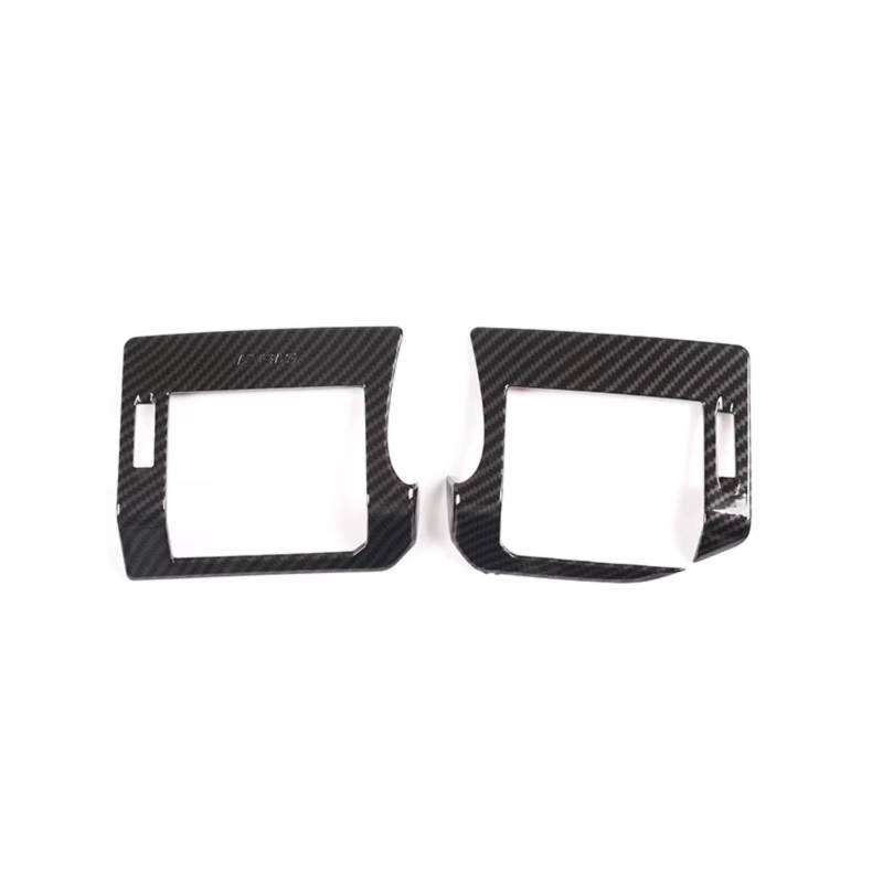 RAQXOLPB Auto Air Conditioning Outlet Cover Kompatibel Mit Land Für Rover Für Defender 2020 2021 2022, Auto-Armaturenbrett, Seitliche Luftauslässe, Rahmenabdeckung, Innenaufkleber von RAQXOLPB