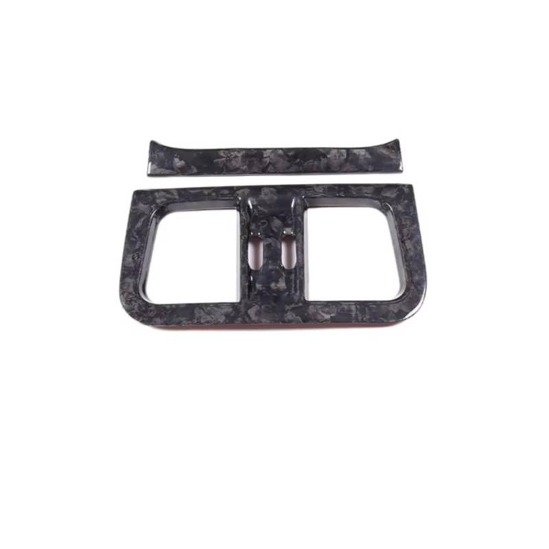 RAQXOLPB Auto Air Conditioning Outlet Cover Kompatibel Mit Maserati Für Grecale 2022 2023 2024, Auto-Hinterluftauslass-Entlüftungsrahmen, Dekoration, Auto-Innenzubehör(Forged Pattern) von RAQXOLPB