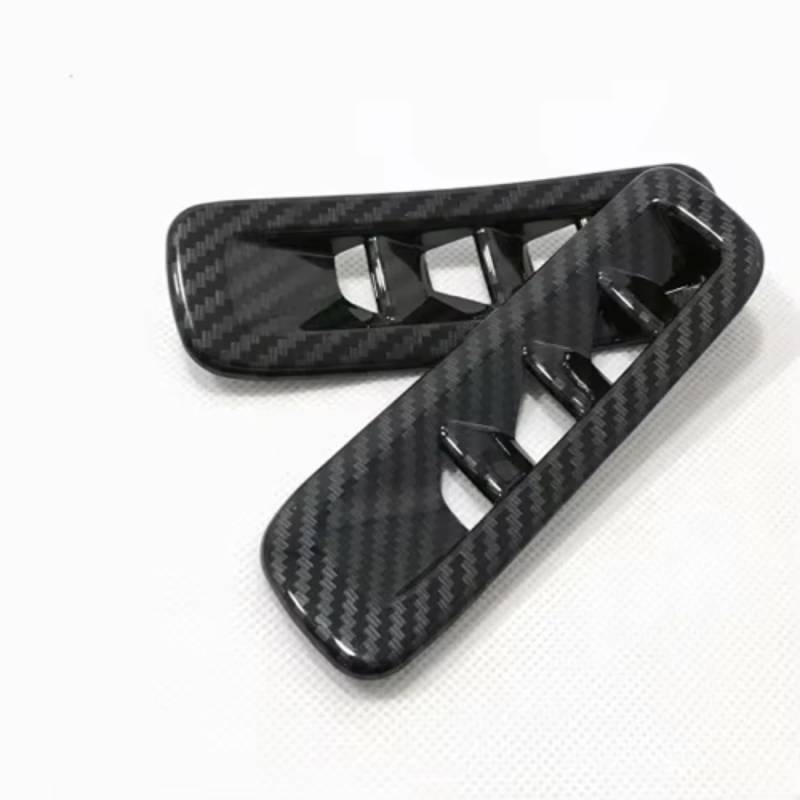 RAQXOLPB Auto Air Conditioning Outlet Cover Kompatibel Mit Mazda Für Cx-8 2017 2018 2019. Auto-Styling-Zubehör, Armaturenbrett-Mittellüftungsauslass-Abdeckungsverkleidung(Black) von RAQXOLPB