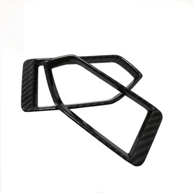 RAQXOLPB Auto Air Conditioning Outlet Cover Kompatibel Mit Mazda Für Cx-8 2017 2018 2019. Auto-Styling-Zubehör, Armaturenbrett-Mittellüftungsauslass-Abdeckungsverkleidung(Middle Carbon Fiber) von RAQXOLPB
