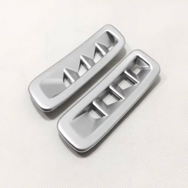 RAQXOLPB Auto Air Conditioning Outlet Cover Kompatibel Mit Mazda Für Cx-8 2017 2018 2019. Auto-Styling-Zubehör, Armaturenbrett-Mittellüftungsauslass-Abdeckungsverkleidung(Silver) von RAQXOLPB