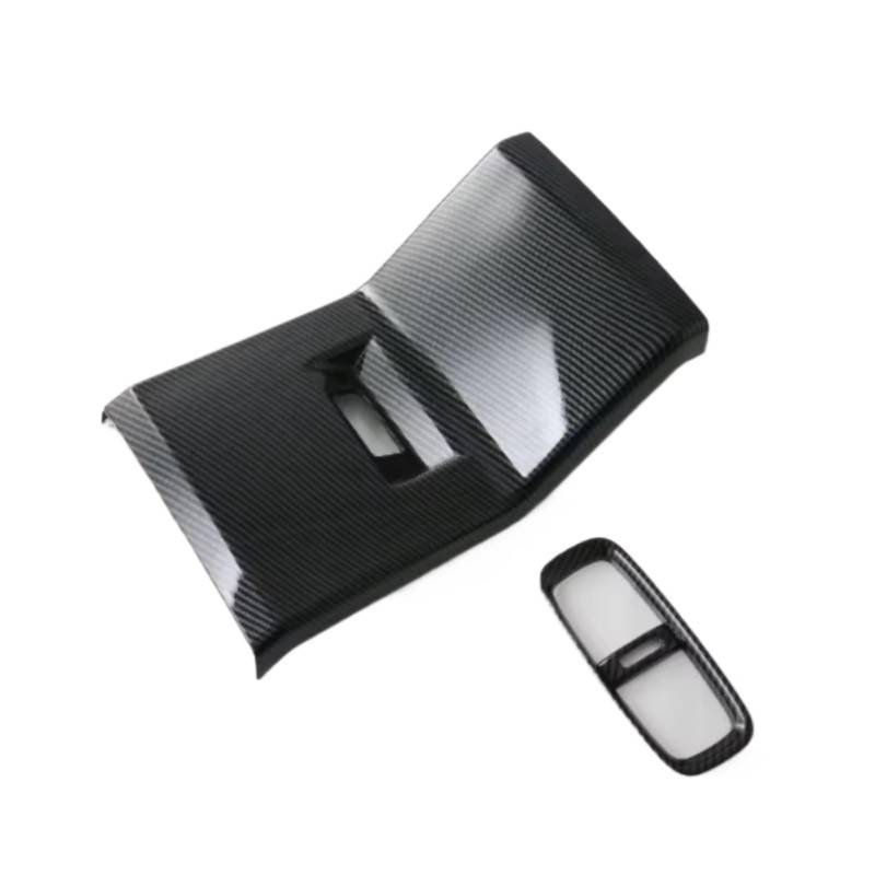RAQXOLPB Auto Air Conditioning Outlet Cover Kompatibel Mit Mitsubishi Für Airtrek 2022 Auto Hinten Anti-Kick Abdeckung Air Outlet Vent Rahmen Trim Styling Auto Zubehör von RAQXOLPB