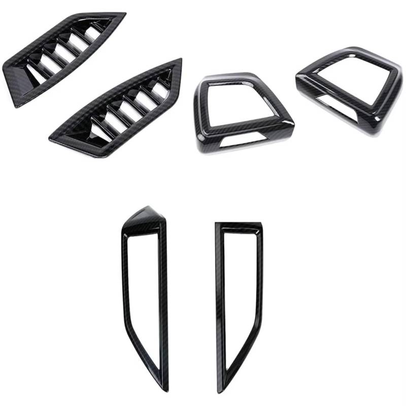 RAQXOLPB Auto Air Conditioning Outlet Cover Kompatibel Mit Subaru Für XV Crosstrek GT 2018 2019 2020 2021 Auto-Lüftungsschlitz-Abdeckungs-Ordnung, Aufkleber Für Die Lüftungsschlitze Der Klimaanlage von RAQXOLPB