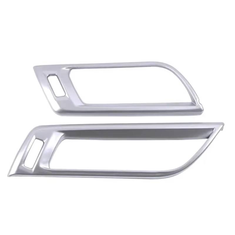 RAQXOLPB Auto Air Conditioning Outlet Cover Kompatibel Mit Toyota Für Sienna 2021 2022 2023, Auto-Armaturenbrett, Klimaanlage, AC-Auslass-Entlüftungsabdeckung, Zieraufkleber(Silver) von RAQXOLPB
