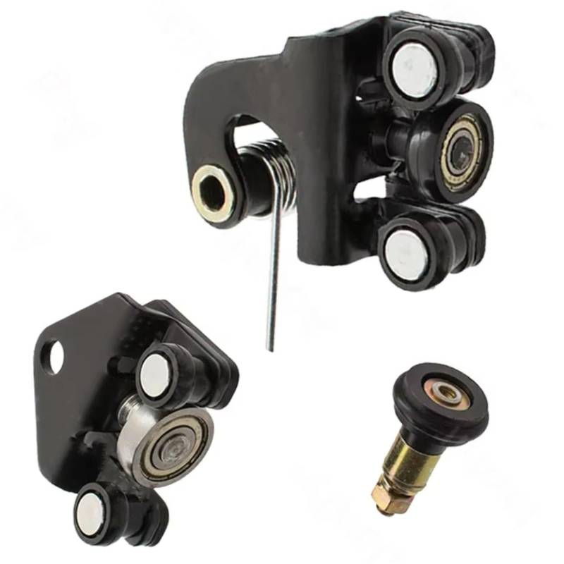 RAQXOLPB Gleitrolle Auto Schiebetürrolle Kompatibel Mit Nissan Für Interstar 1998 1999 2000 2001 2002 2003 2004 2005 2006 2007 2008. Rechte/Linke Schiebetürscharnierrollen Oben, Mitte Unten von RAQXOLPB