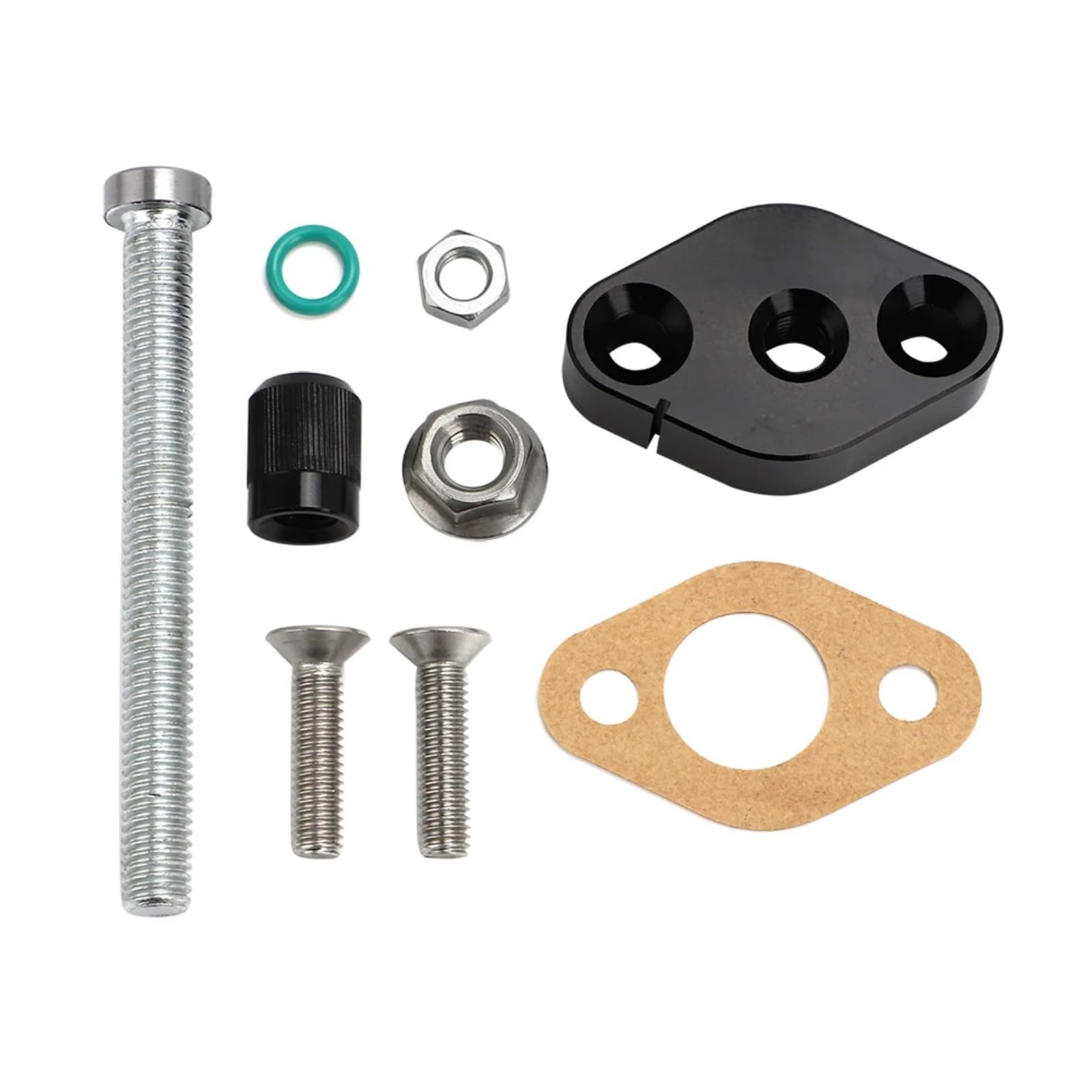 RAQXOLPB Kompatibel Mit Für Klx250 Für Klx300 Motorrad-Einsteller, Nockenwellen-Steuerkettenspanner, Motorrad-Schraubensatz, Schraubverschlüsse Motorräder Bolzen Clip(Black) von RAQXOLPB