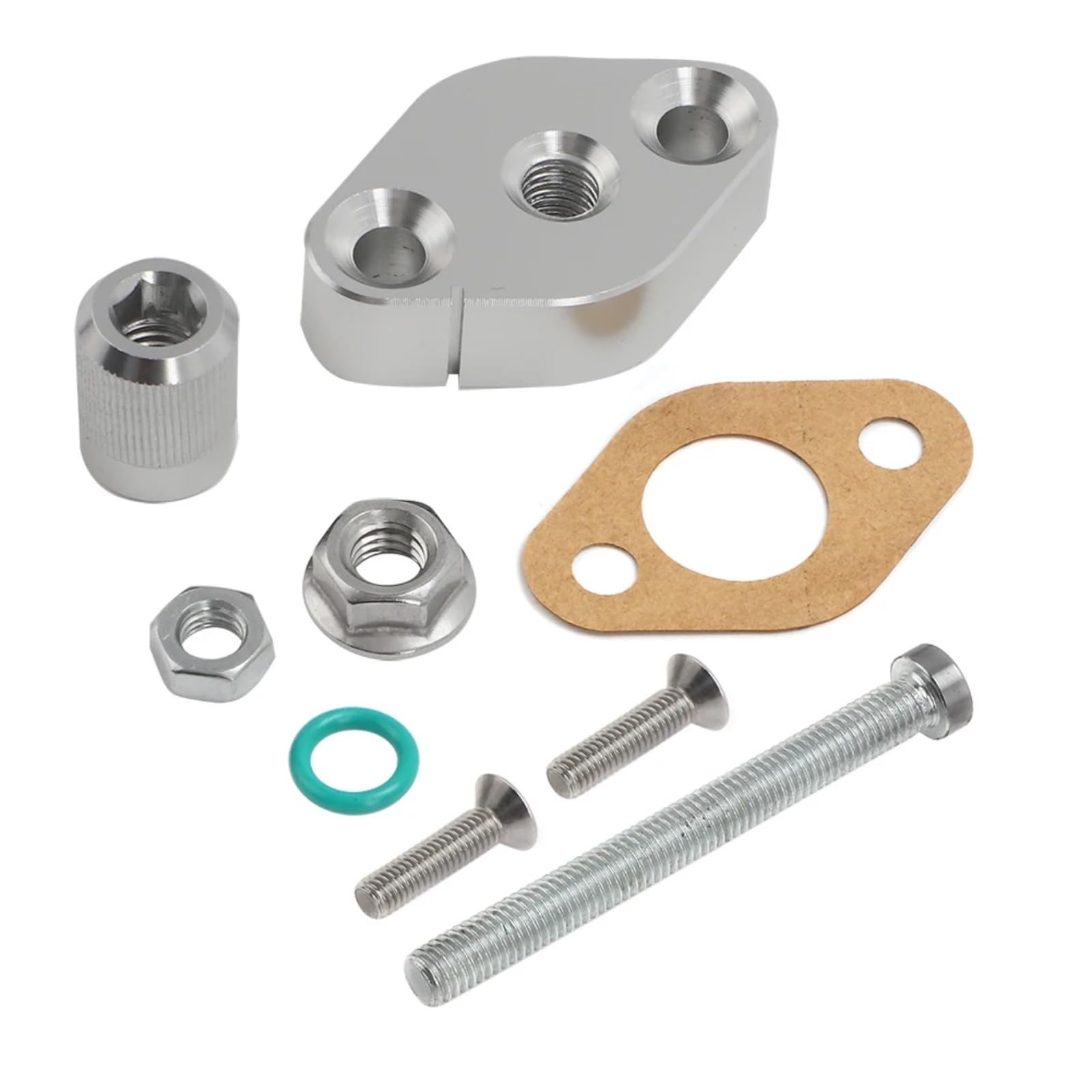 RAQXOLPB Kompatibel Mit Für Klx250 Für Klx300 Motorrad-Einsteller, Nockenwellen-Steuerkettenspanner, Motorrad-Schraubensatz, Schraubverschlüsse Motorräder Bolzen Clip(Silver) von RAQXOLPB