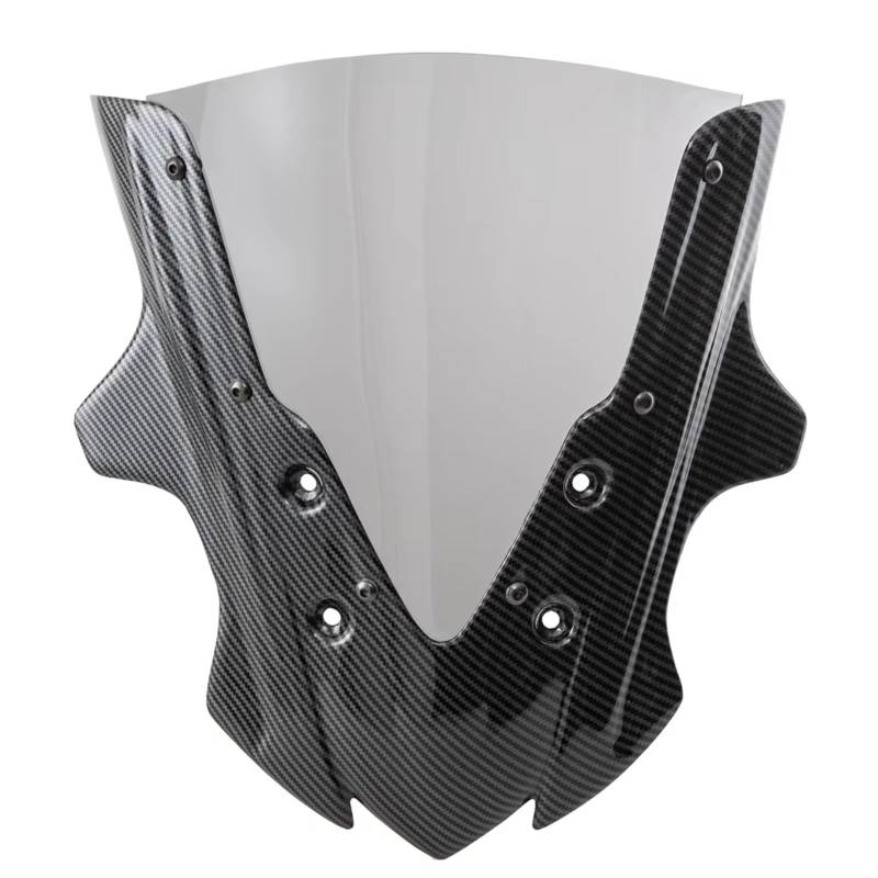 RAQXOLPB Scheinwerfer Windabweiser Kompatibel Mit CBR650F 2014 2015 2016 2017 2018 Motorradzubehör Bildschirm Windschutzscheibe Verkleidung Windschutzscheibe(Gray) von RAQXOLPB