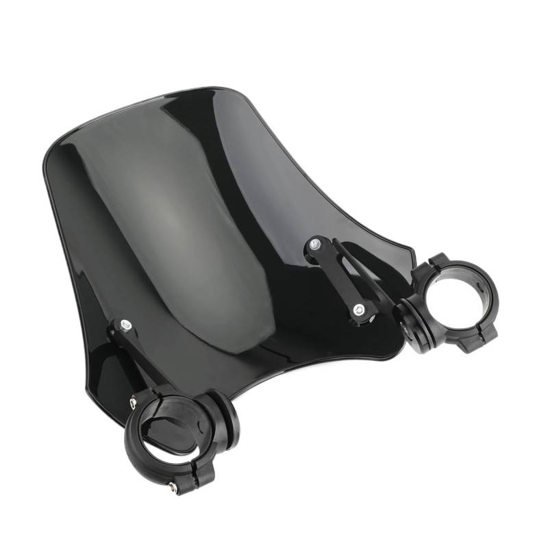 RAQXOLPB Scheinwerfer Windabweiser Kompatibel Mit FXDC Wide Glide 2000-2017 Für FXSB Breakout 2013-2019 Motorrad-Windschutzscheiben-Windschutzscheiben-Zubehör von RAQXOLPB