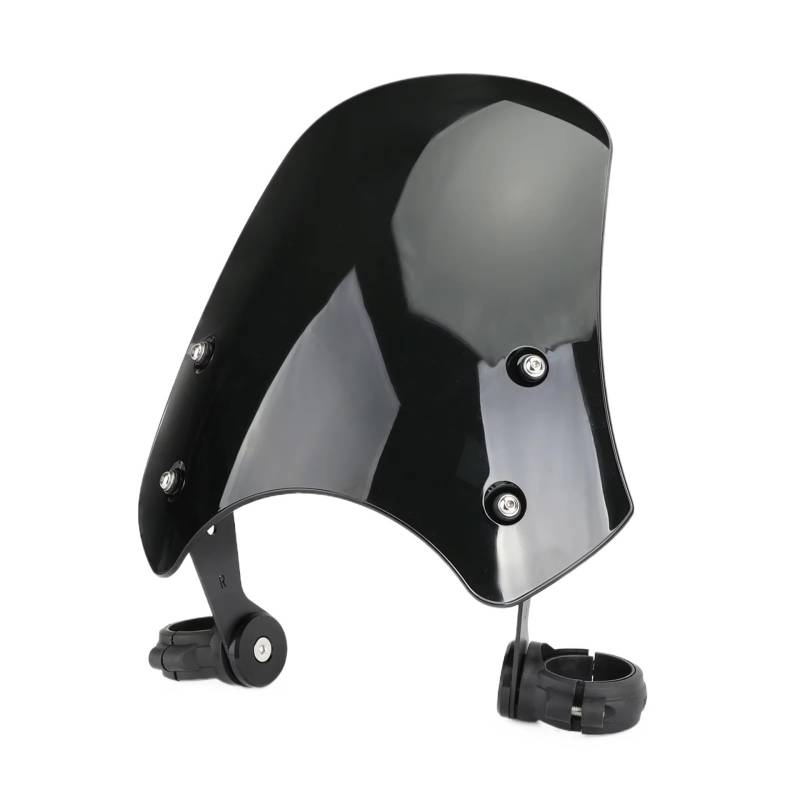 RAQXOLPB Scheinwerfer Windabweiser Kompatibel Mit FXSTD Für Softail Deuce 2001-2007 Für FXS Blackline 2011-2013 Für FXDB Für Street Bob 2006-2019 Motorrad-Windschutzscheibe von RAQXOLPB