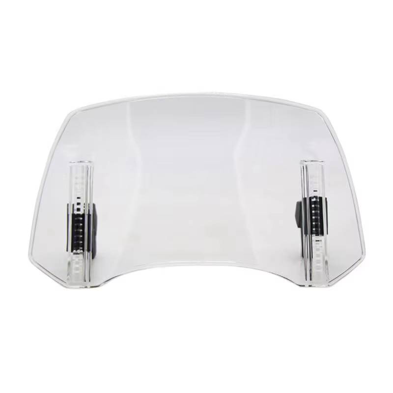 RAQXOLPB Scheinwerfer Windabweiser Kompatibel Mit Für F900R 900XR 650GS 700GS 800GS 650CS 800R Motorrad-Windschutzscheibenverlängerung Einstellbarer Spoiler-Deflektor(Clear) von RAQXOLPB