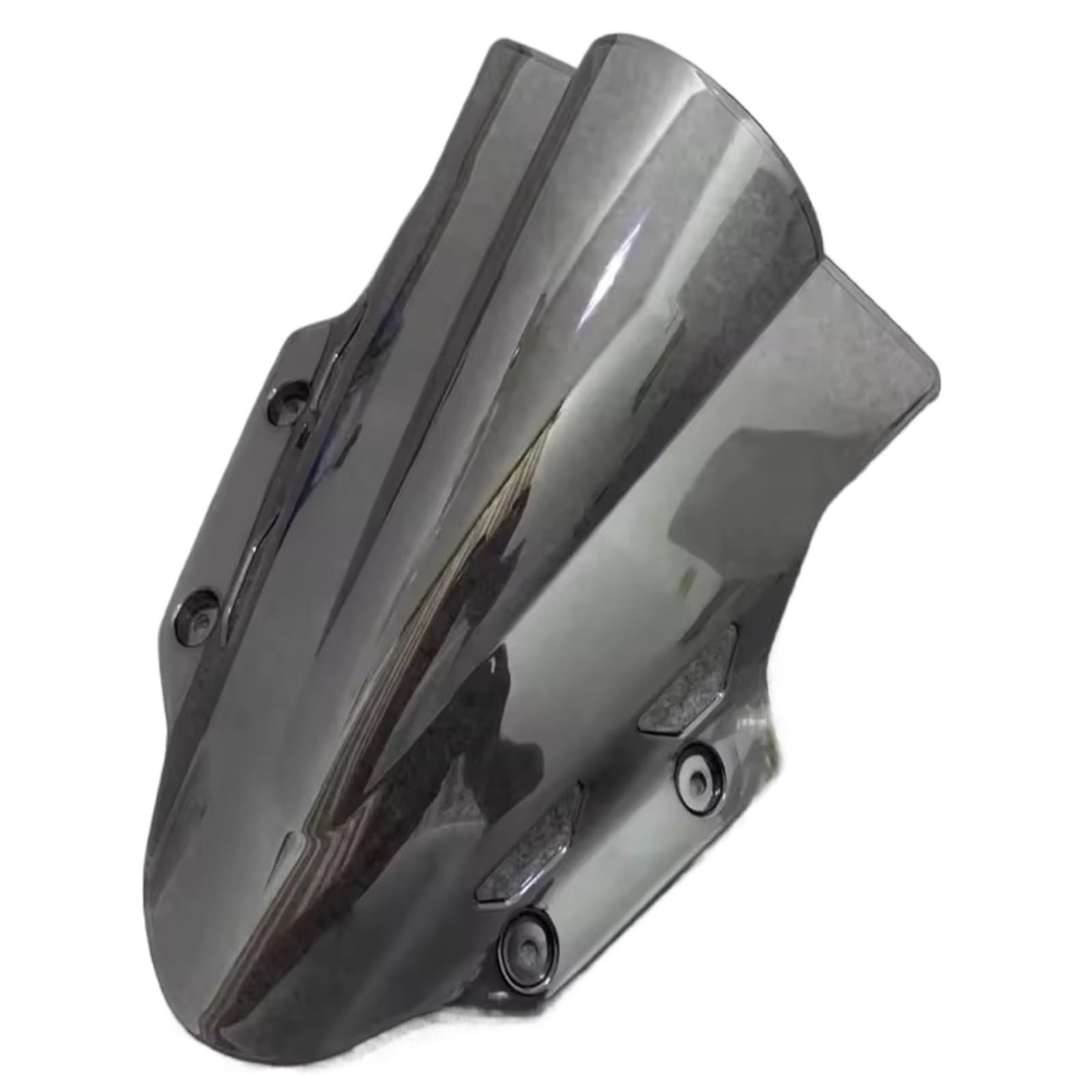 RAQXOLPB Scheinwerfer Windabweiser Kompatibel Mit Suzuki Für GSX250R Für GSX 250R 2017 2018 2019 2020 2021 2022 2023 2024 Motorrad-Windschutzscheibe Windschutzscheibe Double Bubble(Grey 1) von RAQXOLPB