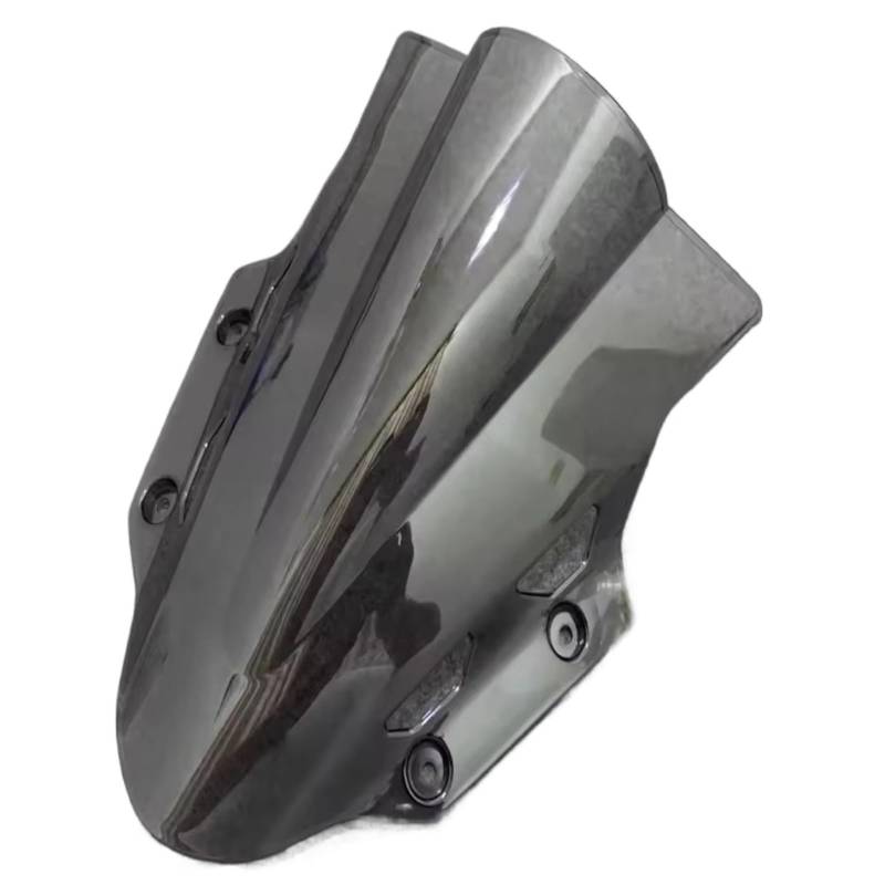 RAQXOLPB Scheinwerfer Windabweiser Kompatibel Mit Suzuki Für GSX250R Für GSX 250R 2017 2018 2019 2020 2021 2022 2023 2024 Motorrad-Windschutzscheibe Windschutzscheibe Double Bubble(Grey 1) von RAQXOLPB
