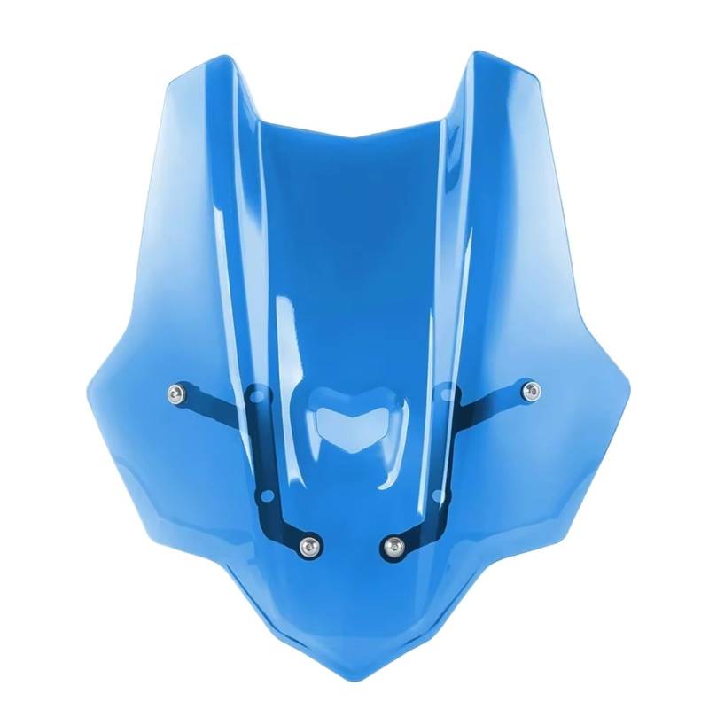 RAQXOLPB Scheinwerfer Windabweiser Kompatibel Mit Yamaha Für MT10 Für FZ10 2016 2017 2018 2019 2020 2021 Motorrad-Windschutzscheibe Windschutzscheiben Frontverkleidung Mit Halterung(Blue) von RAQXOLPB