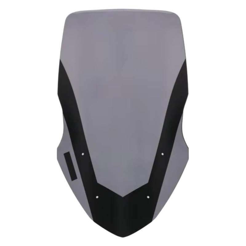 RAQXOLPB Scheinwerfer Windabweiser Kompatibel Mit Yamaha Für NMAX155 125 2016 2017 2018 Frontscheibe Windschutzscheibe Motorrad Verlängern Glas Deflektor Verlängerung Displayschutzfolie(Light Grey) von RAQXOLPB