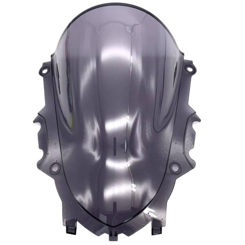 RAQXOLPB Scheinwerfer Windabweiser Kompatibel Mit Yamaha Für YZF Für R3 Für R25 2019 2020 2021 2022 2023 Motorrad Für Sport Double Bubble Windschutzscheibe Windschutzscheibenvisier(Smoke) von RAQXOLPB