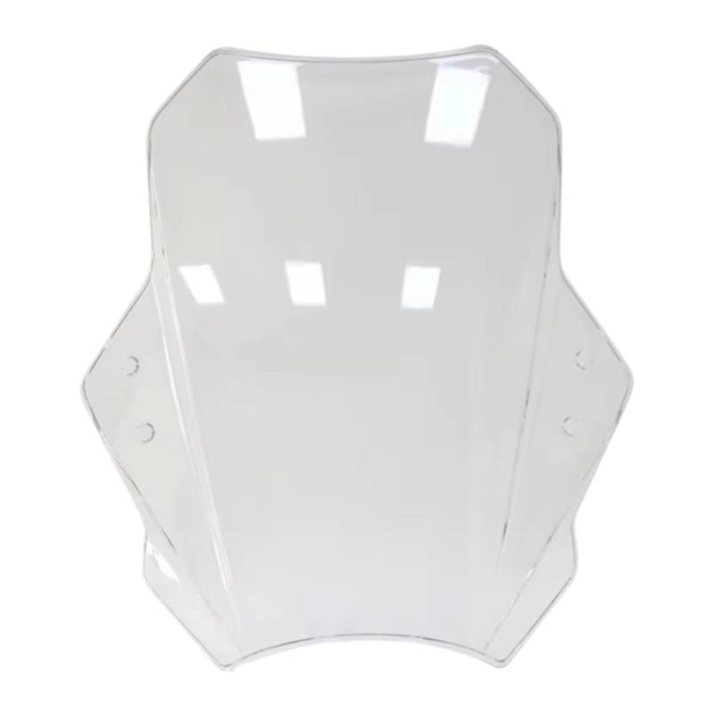 RAQXOLPB Scheinwerfer Windabweiser Motorrad Windschutzscheibe Windschutzscheibenabdeckungen 22MM/28MM/25MM Universal Einstellbare Windschutzscheibe Zubehör(Transparent) von RAQXOLPB