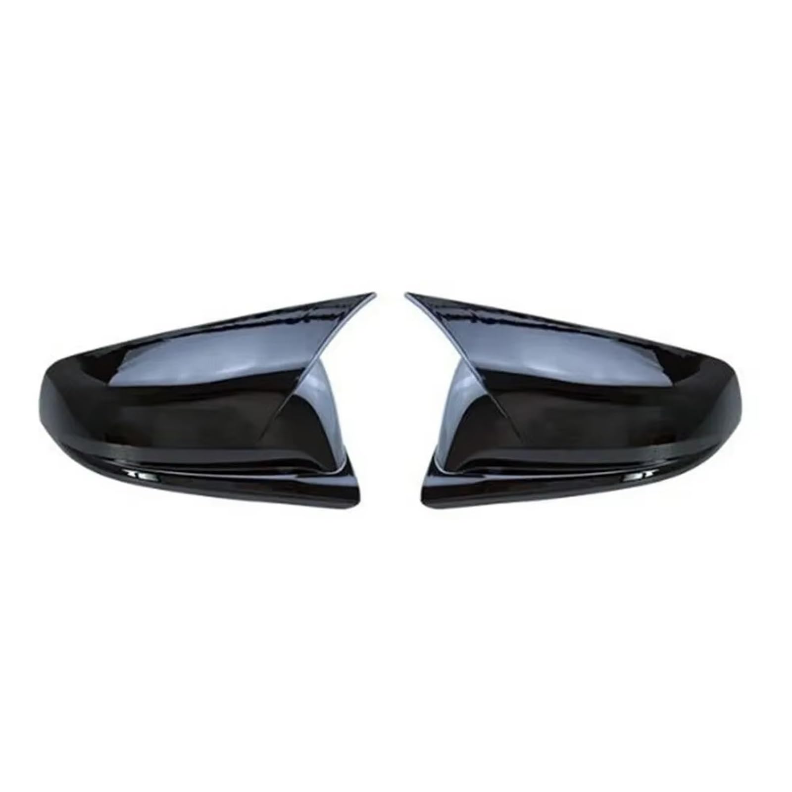 RAQXOLPB Seitenspiegel Regenschutz Kompatibel Mit Chevrolet Für Malibu 2012 2013 2014 2015, Auto-Rückseitenspiegel-Abdeckkappe, Außentürgehäuse, Shell-Trim, ABS-Aufkleber(Bright Black) von RAQXOLPB