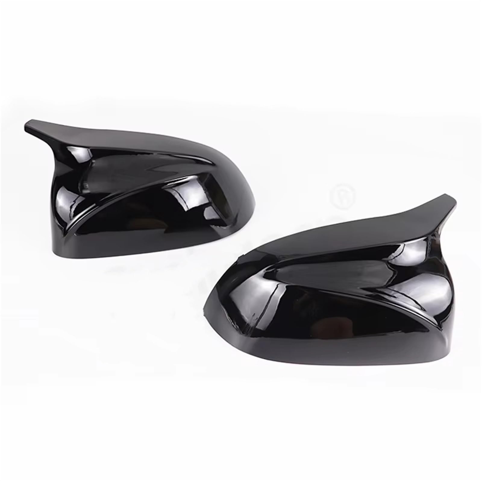 RAQXOLPB Seitenspiegel Regenschutz Kompatibel Mit Für X7 G07 2019 2020 2021 2022 2023 M Style Schwarz Rückspiegelabdeckung X3M Look(Bright Black) von RAQXOLPB