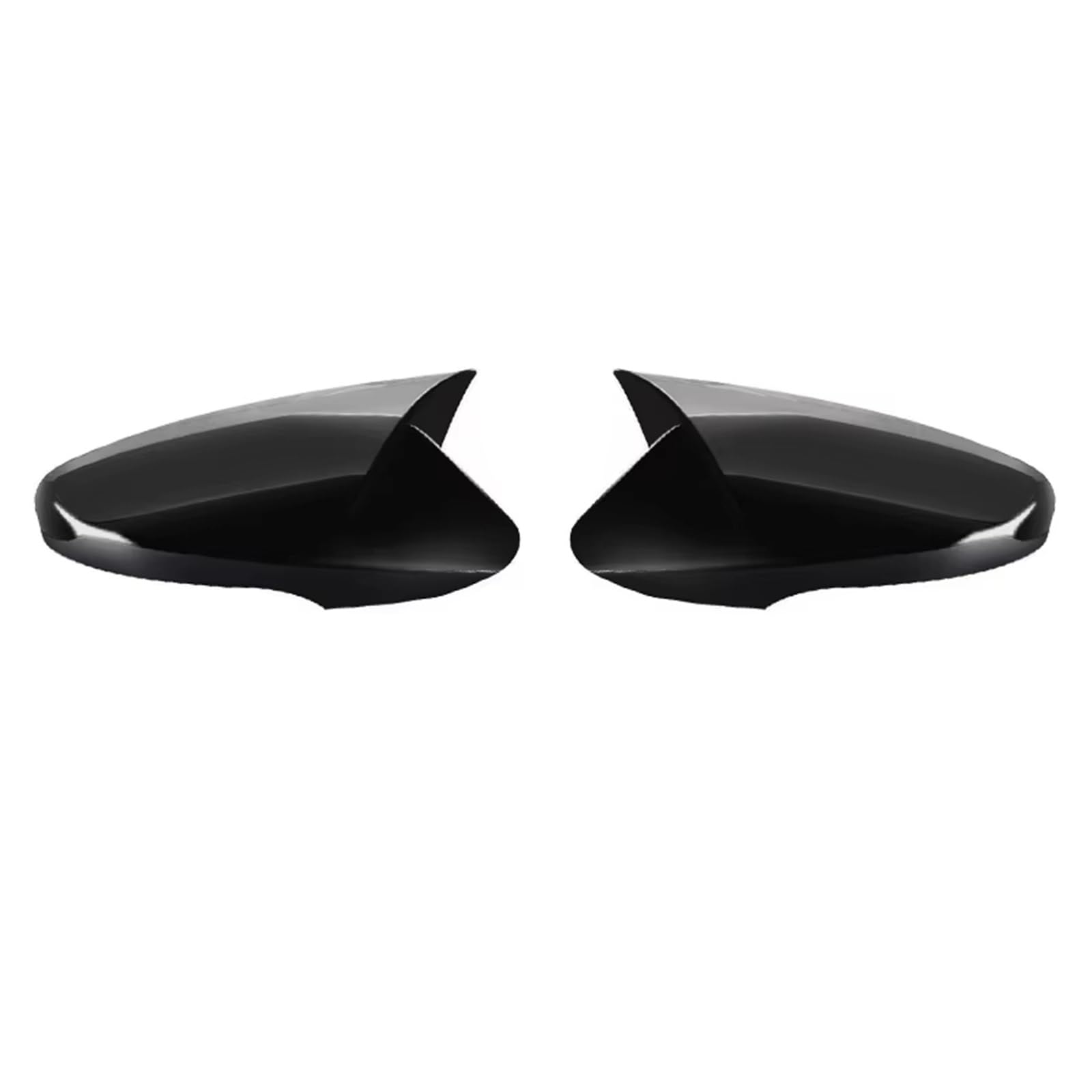 RAQXOLPB Seitenspiegel Regenschutz Kompatibel Mit Hyundai Für Elantra Für Veloster 2011–2017, Abdeckung Mit Blinker, Modellauto-Styling, Außenrückspiegel-Abdeckungsverkleidung(Bright Black) von RAQXOLPB