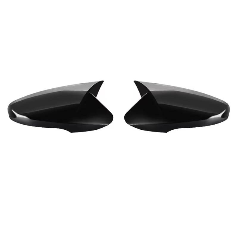 RAQXOLPB Seitenspiegel Regenschutz Kompatibel Mit Hyundai Für Elantra Für Veloster 2011–2017, Abdeckung Mit Blinker, Modellauto-Styling, Außenrückspiegel-Abdeckungsverkleidung(Bright Black) von RAQXOLPB