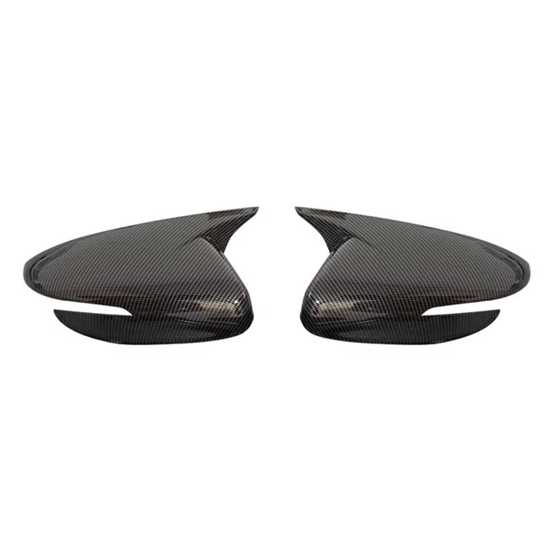 RAQXOLPB Seitenspiegel Regenschutz Kompatibel Mit K&ia Für K3 Für Cerato Für Forte 2014-2017 Tür Seite Rückspiegel Abdeckung Rückspiegel Abdeckung Shell Gehäuse Auto Zubehör(Carbon Fiber) von RAQXOLPB