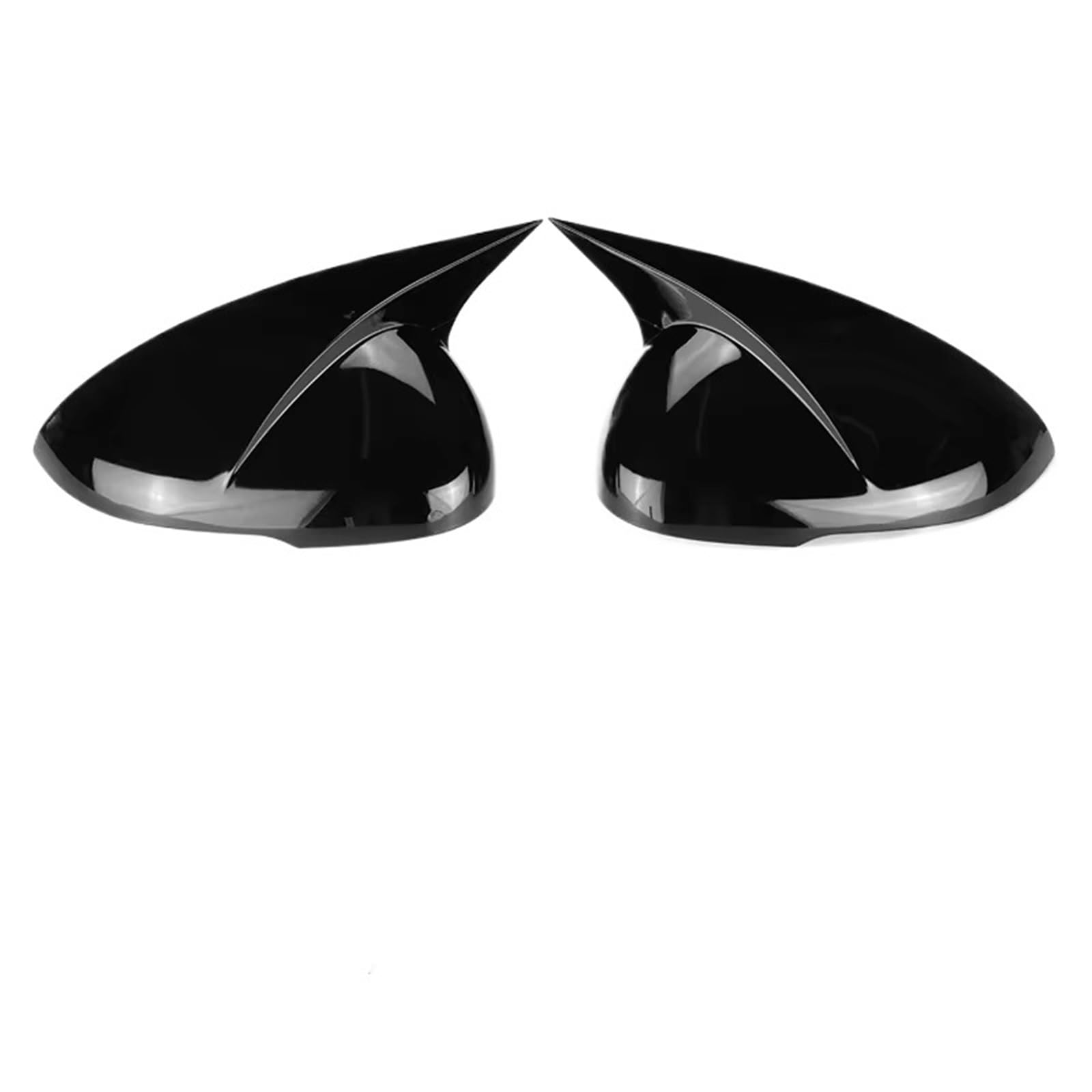 RAQXOLPB Seitenspiegel Regenschutz Kompatibel Mit K&ia Für K5 Für Optima 2020 2021 Auto Rückspiegel Abdeckung Kappe Außentür Gehäuse Shell Trim Aufkleber(Bright Black) von RAQXOLPB