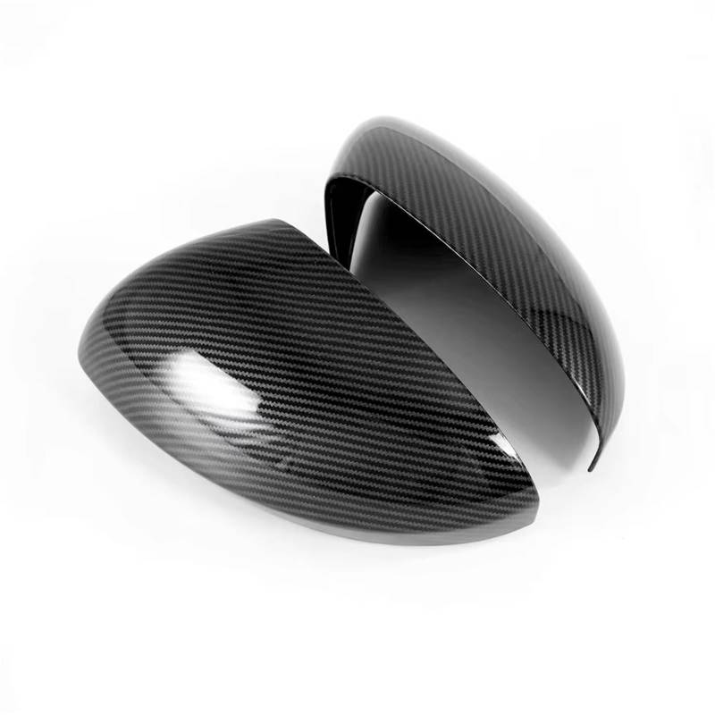 RAQXOLPB Seitenspiegel Regenschutz Kompatibel Mit Megane 2017 2018 2019 2020 2021 2022 2023 2024 Carbonfaser-Look Seitenspiegel-Abdeckungsverkleidung(Carbon Fiber) von RAQXOLPB