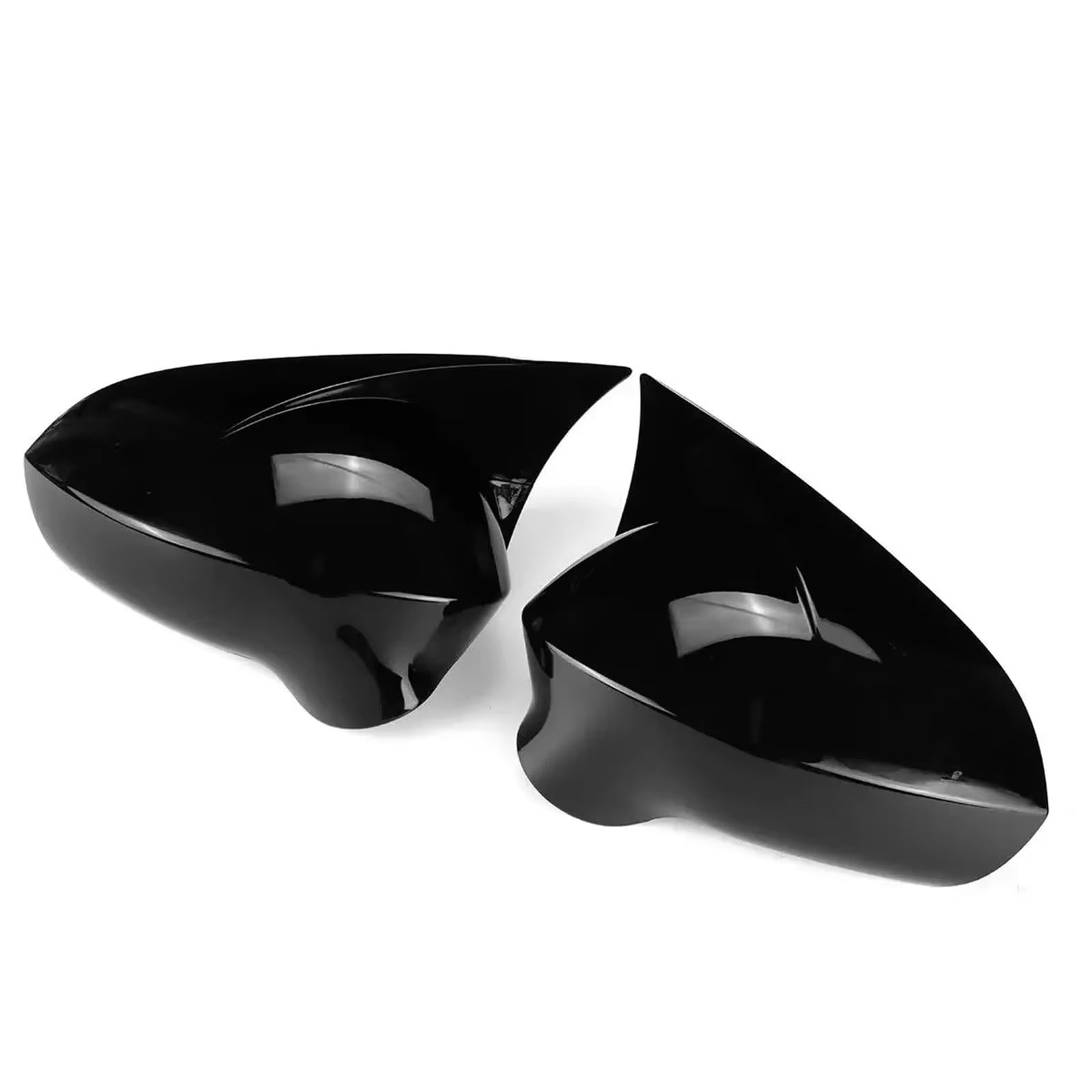RAQXOLPB Seitenspiegel Regenschutz Kompatibel Mit Seat Für Exeo Für 3R 2008–2010 2011 2012 2013, Auto-Rückspiegel-Abdeckkappe, Türgehäuse-Shell-Verkleidung, ABS-Carbon/Schwarz(Bright Black) von RAQXOLPB