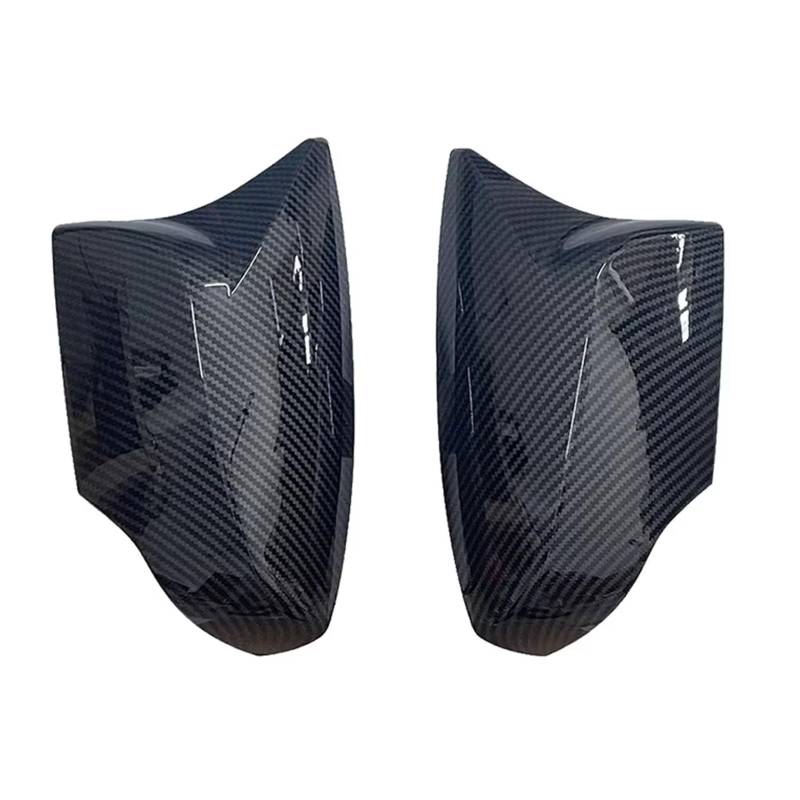 RAQXOLPB Seitenspiegel Regenschutz Kompatibel Mit Subaru Für XV 2013 2014 2015 Auto-Rückseitenspiegel-Abdeckungskappenaufkleber Außentür-Gehäuseverkleidungsschale ABS(Carbon Fiber) von RAQXOLPB