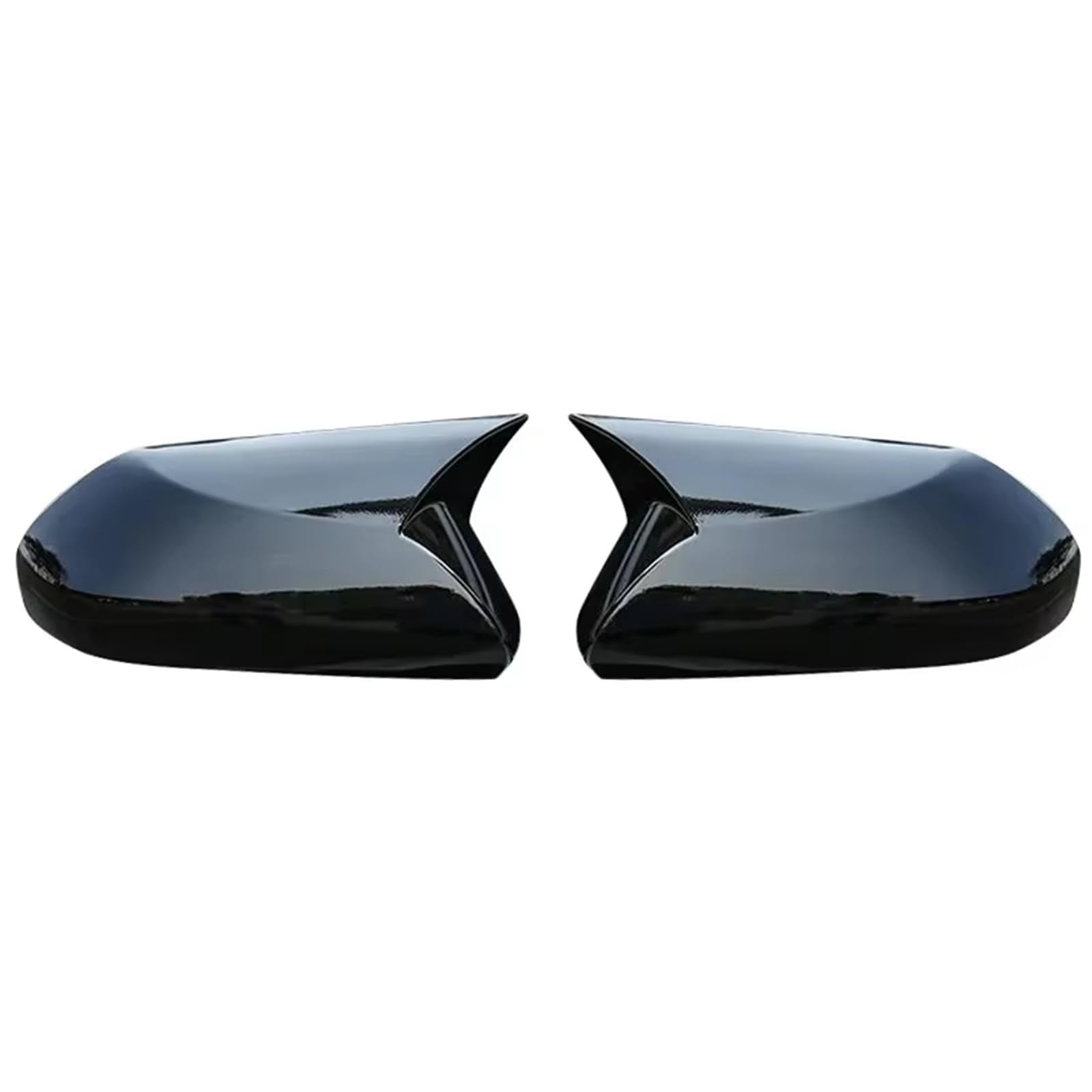 RAQXOLPB Seitenspiegel Regenschutz Kompatibel Mit Toyota Für CHR 2019 2020, Auto-Rückseitenspiegel-Abdeckkappe, Außentür-Rückansicht, Gehäuseverkleidung, Schwarz(Bright Black) von RAQXOLPB