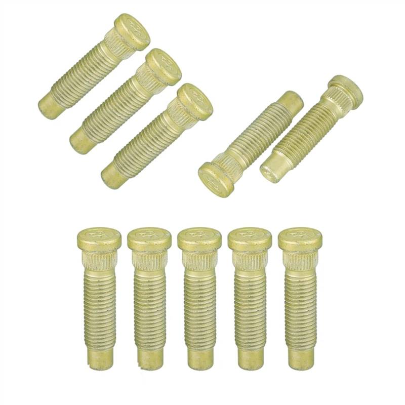 RAQXOLPB car radschrauben Kompatibel Mit Chevrolet Für Impala 1995-1996 Stahlreifenbolzen-Ersatzzubehörbolzen Zur Sicherung Der Radnabenachsen-Reifenbolzen OEM: 9590476 9595178 von RAQXOLPB