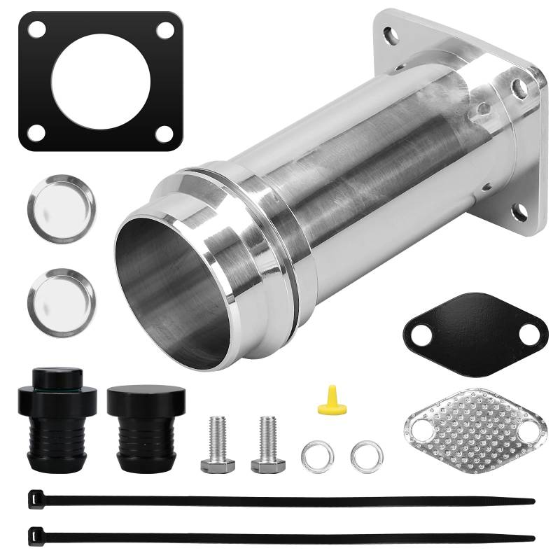 AGR Ventil Ersatz Rohr Tuning Kit Kompatibel mit 1er E87 3er E90 E91 E92 E93 5er E60 E61 7er E65 E66 X3 E83 X5 E53 E70 X6 E71 mit 2,0 2,5 3,0 M47N2 M57N2 Motoren 11717792077 von RASHION
