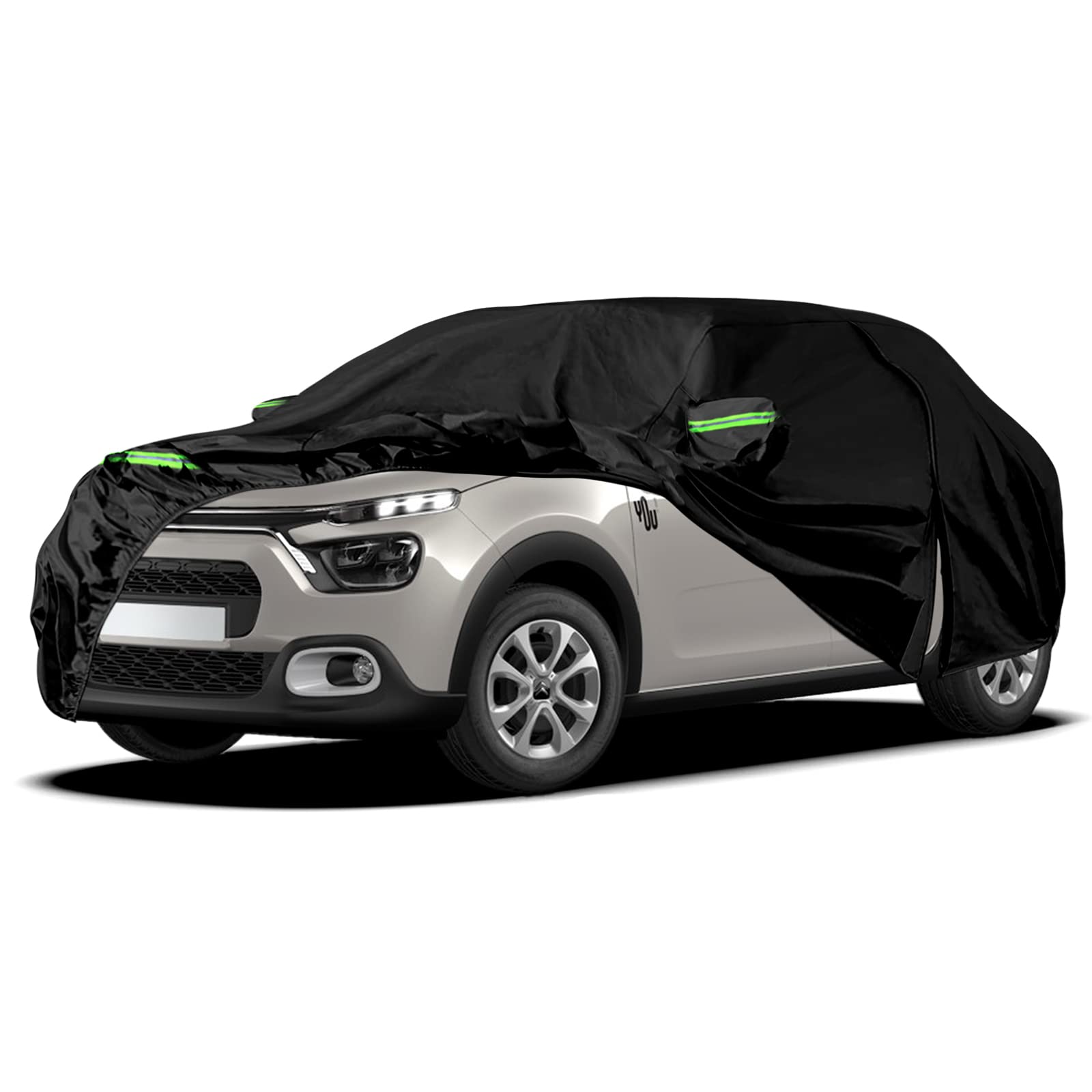 Autoabdeckung Wasserdicht Kompatibel mit Citroën C3 FC/FN/SC/SX/SY 2002-2024, Atmungsaktiv Vollgarage Autoplane für Regen Sonne Staub Schutz Auto Abdeckplane Abdeckung Autoabdeckung Wasserdicht Kompatibel mit Citroën C3 FC/FN/SC/SX/SY 2002-2024, Atmungsaktiv Vollgarage Autoplane für Regen Sonne Staub Schutz Auto Abdeckplane Abdeckung von RASHION