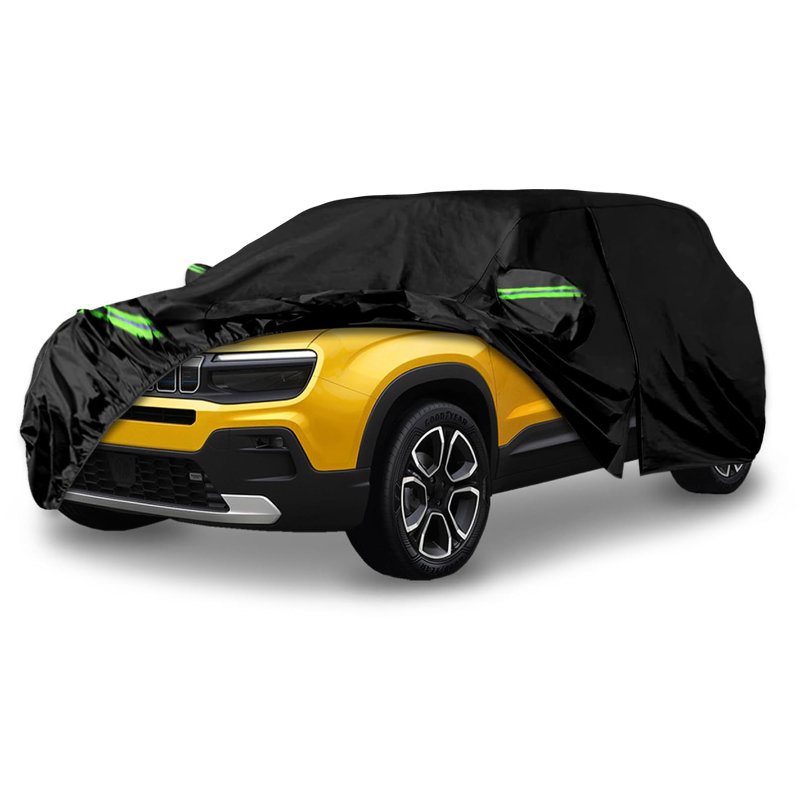 Autoabdeckung Wasserdicht Passend für Jeep Avenger 2023-2025, Atmungsaktiv Vollgarage Autoplane für Regen Sonne Staub Schutz Auto Abdeckplane Abdeckung Autoabdeckung Wasserdicht Passend für Jeep Avenger 2023-2025, Atmungsaktiv Vollgarage Autoplane für Regen Sonne Staub Schutz Auto Abdeckplane Abdeckung von RASHION