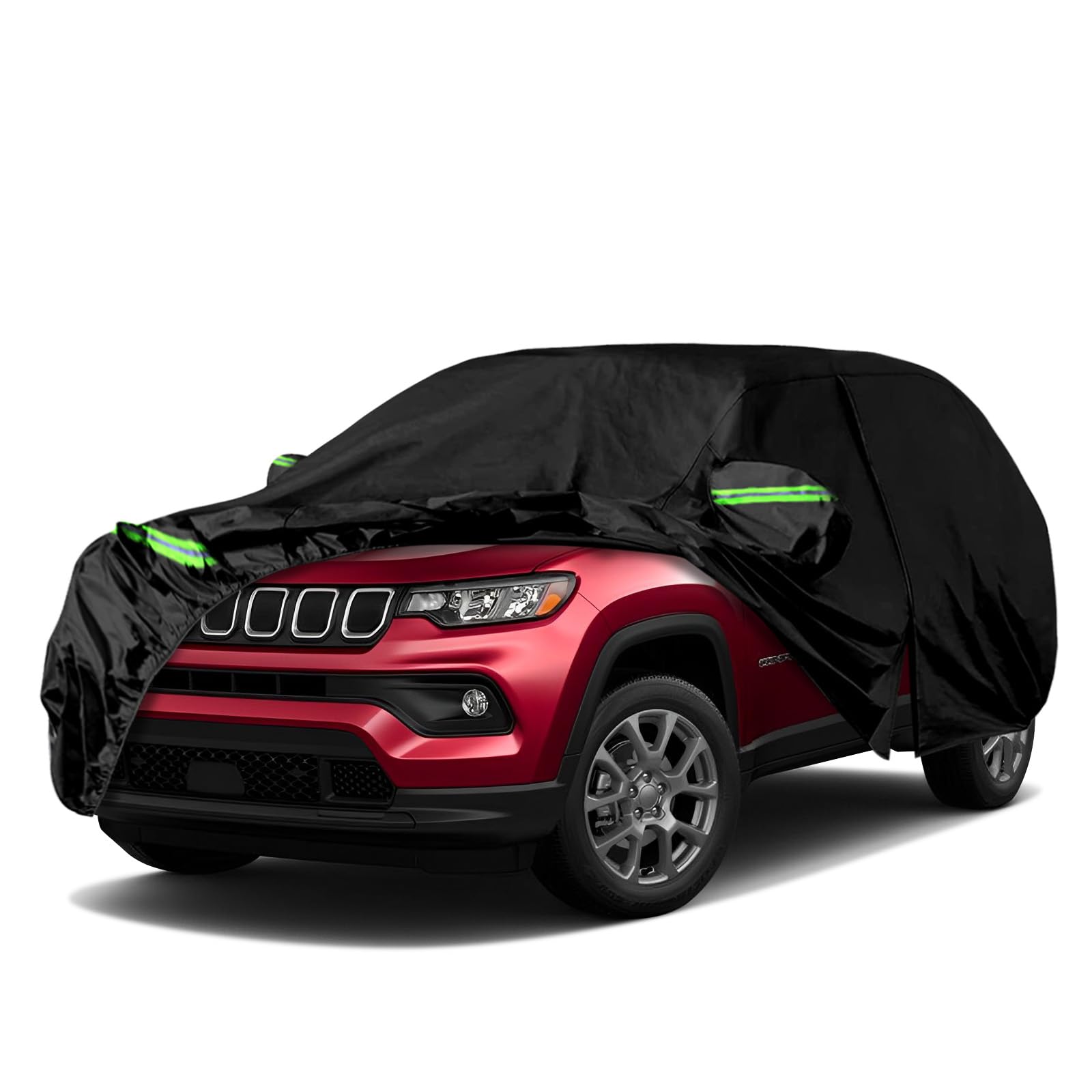 Autoabdeckung Wasserdicht Passend für Jeep Compass 2007-2024, Atmungsaktiv Vollgarage Autoplane für Regen Sonne Staub Schutz Auto Abdeckplane Abdeckung Autoabdeckung Wasserdicht Passend für Jeep Compass 2007-2024, Atmungsaktiv Vollgarage Autoplane für Regen Sonne Staub Schutz Auto Abdeckplane Abdeckung von RASHION