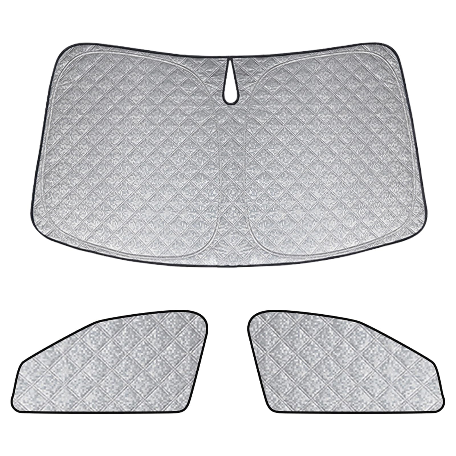 Sonnenschutz Auto Frontscheibe Kompatibel mit VW Tiguan 2016-2024 - 3PCS Thermomatte Fahrerhaus, Auto Sonnenblende Frontscheibenabdeckung, Windschutzscheiben Innen Verdunkelung Sonnenschutz Auto Frontscheibe Kompatibel mit VW Tiguan 2016-2024 - 3PCS Thermomatte Fahrerhaus, Auto Sonnenblende Frontscheibenabdeckung, Windschutzscheiben Innen Verdunkelung von RASHION