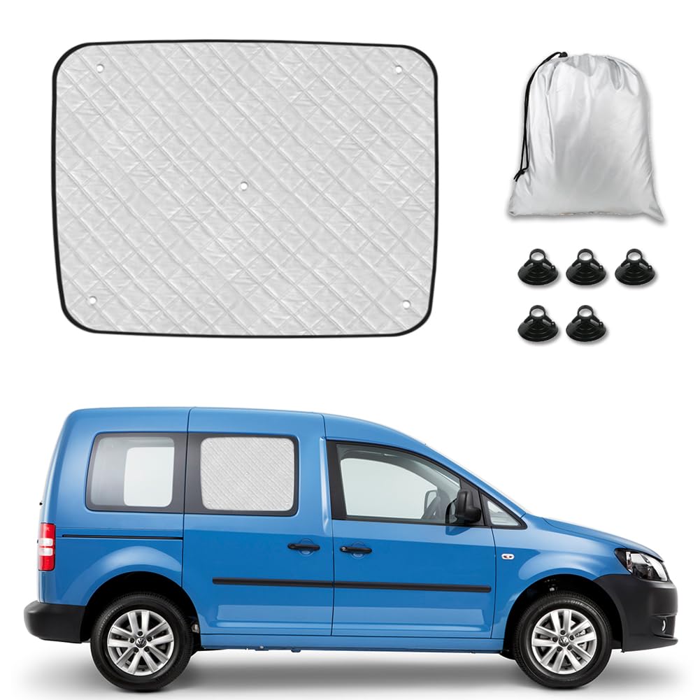 Sonnenschutz Kompatibel mit VW Caddy 2004-2021 für Schiebetür Thermomatte Auto Innen Sonnenblende Sonnenschutz Kompatibel mit VW Caddy 2004-2021 für Schiebetür Thermomatte Auto Innen Sonnenblende von RASHION
